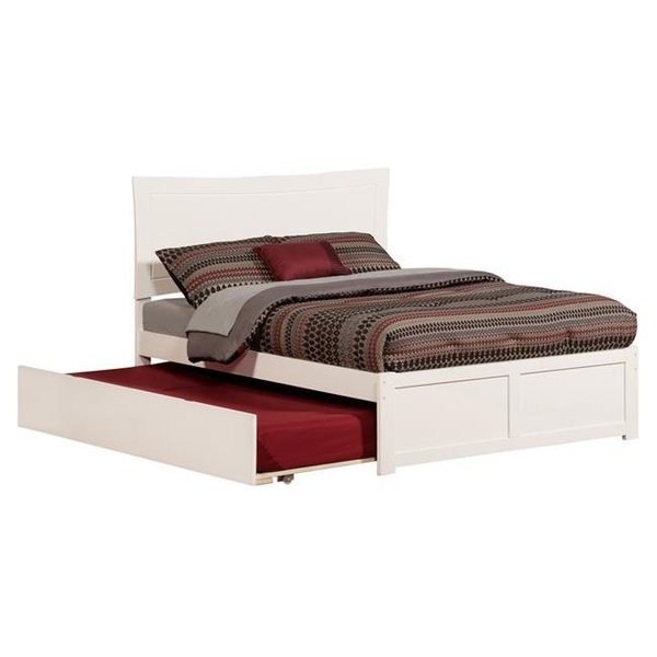 Atlantic Furniture Atlantic Furniture AR9036012 Metro Matching Footboard with Urban Trundle Bed - White; Full Size AR9036012